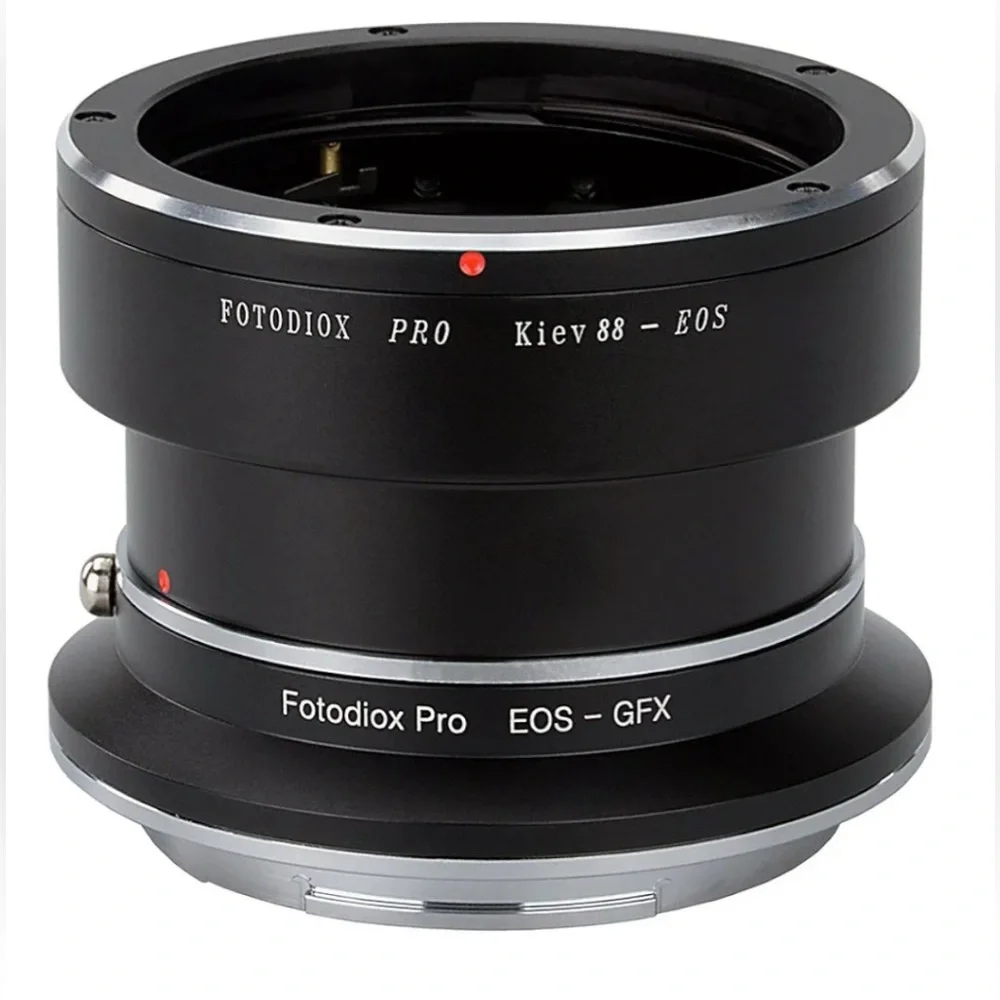 New Pro Lens Mount Double Adapter Kiev 88 SLR and Canon EOS